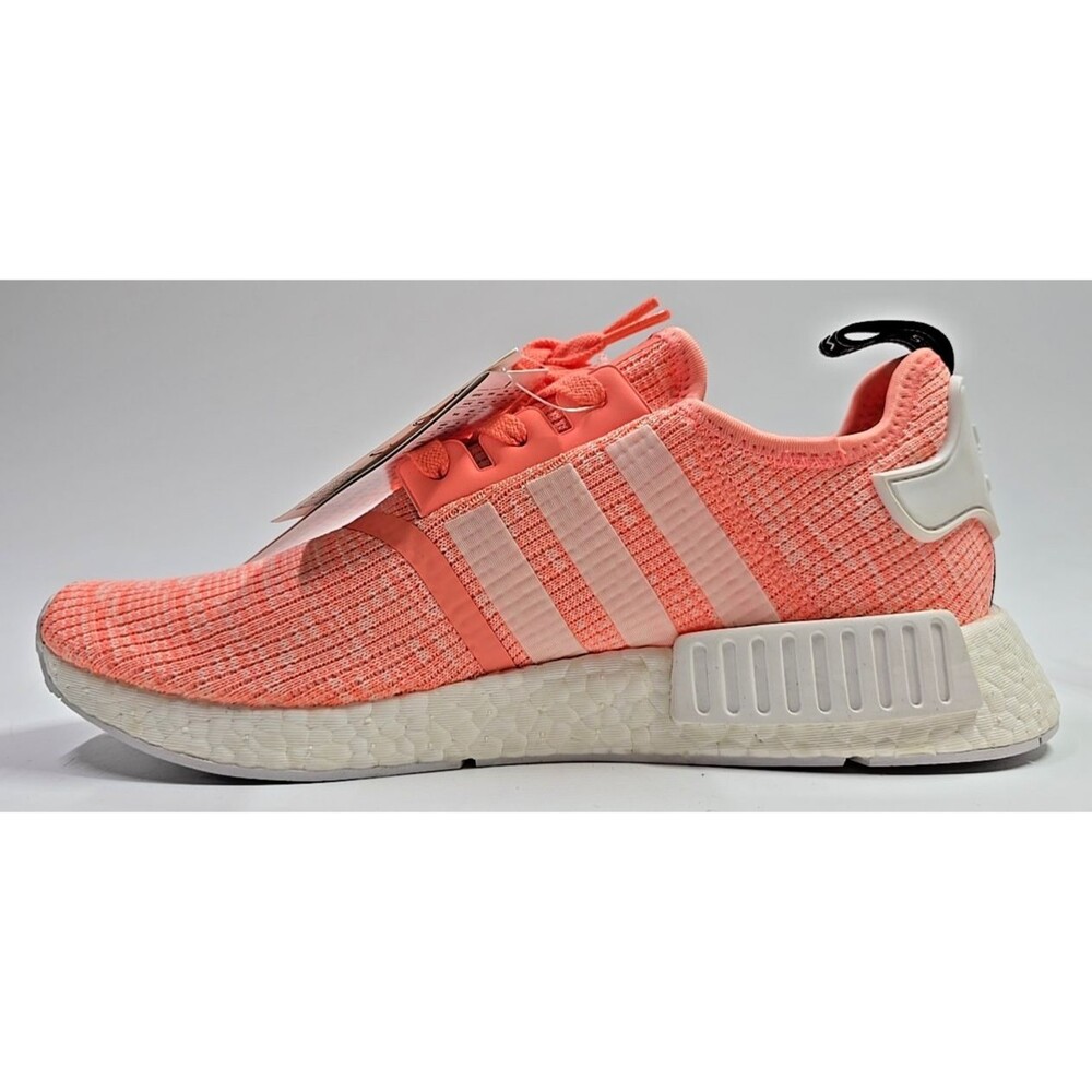BRAND NEW ADIDAS NMD R1 WOMENS SUN GLOW CORAL ORANGE SIZE 10.5 PINK BY3034 - Picture 8 of 11